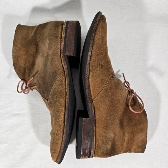 THURSDAY BOOT CO. The Scout Chukka Cognac Suede Thrusted Boots Men's Size 10.5. - Picture 9 of 17
